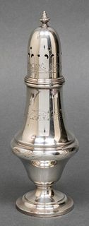 Chased Silver Sugar Caster