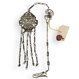 Antique Chinese Silver Chatelaine