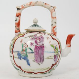 Antique Chinese Porcelain Tea Pot