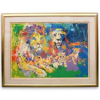 Leroy Neiman "Lions Pride" Signed & Numbered Serigraph