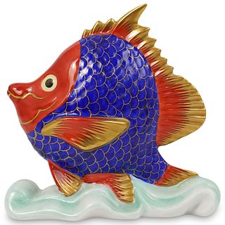 Herend Porcelain Naturalistic "Tropical Fish"