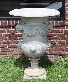 Large And Impressive 19th Century Marble Urn.
