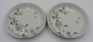 Pair of Chinese Famille Rose Bowls.