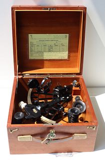 C. Plath, Hamburg Micrometer Sextant In