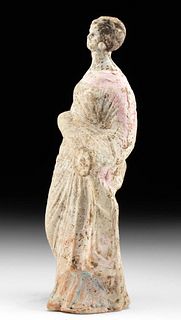 Canosan Pottery Standing Female Figure