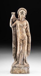 Greek Hellenistic Terracotta Female Votive Figure