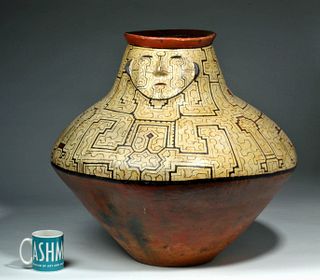 Huge Amazonian Shipibo Pottery Jar
