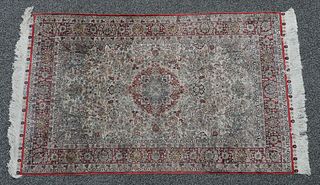 Signed Persian ISFAHAN Hand Knotted Rug