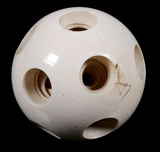 Chinese Carved Ivory Mystery Puzzle Ball