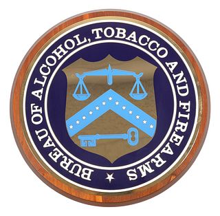ATF Bureau of Alcohol Tobacco and Firearms Plaque