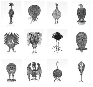 JACQUES HNIZDOVSKY, 12 Prints, Birds Suite