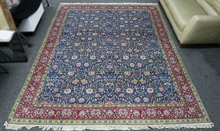 Hand Knotted KASHAN Oriental Persian Rug