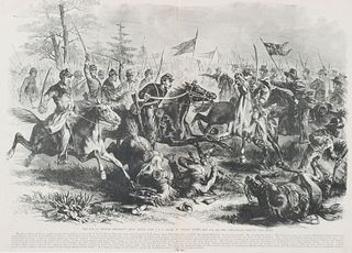Civil War Illustration, Battle of Yellow Tavern