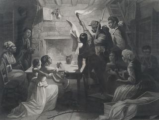 EMANCIPATION PROCLAMATION, Mezzotint, 19th Century
