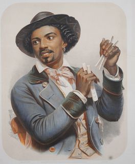 After WILLIAM S. MOUNT, The Bone Player, 1857