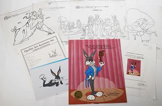 Group of Animation Art, Bugs Bunny & Others