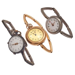 Collection of Three Pocket to Wristwatches