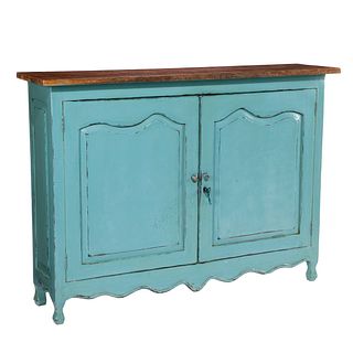 Louis XV Provincial Painted Cabinet