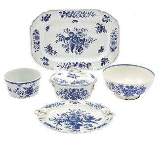 Worcester 18th Century Blue and White Porcelain