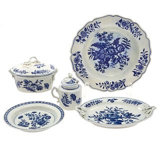  Worcester 18th Century Blue and White Porcelain