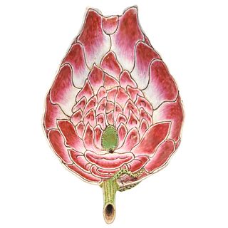 Famille Rose 'Lotus' Water Dropper, Guangxu Mark