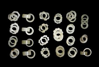 Twenty-Two Jade Rings, Ming and Qing