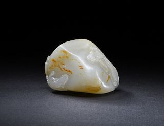 Chinese Jade Chilong Toggle, 18-19th Century