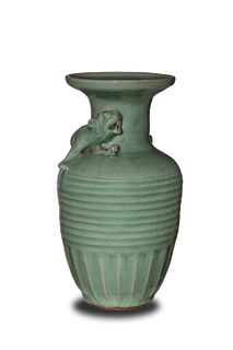 Chinese Longquan Celadon Vase, Song/Yuan