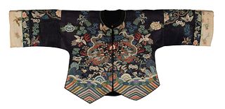 Chinese Kesi-Style Dragon Jacket, 19th Century