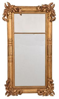Classical Carved Giltwood Pier Mirror