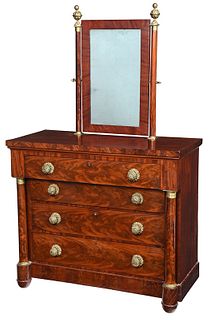 Fine Classical Figured Mahogany Dresser