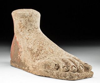 Roman Terracotta Right Foot Votive