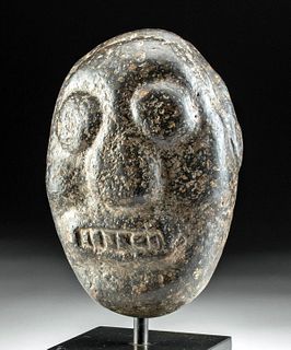 Rare Pucara Stone Janus-Faced Head