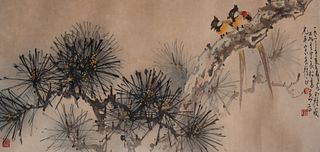 Chinese Painting of Birds by Huang Leisheng