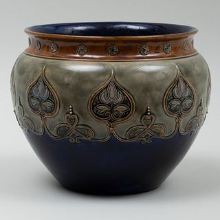 Royal Doulton Pottery JardiniÃ¨re Designed by Maud Bowden