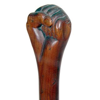 Clenched Fist Folk Cane