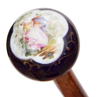Porcelain Courting Cane