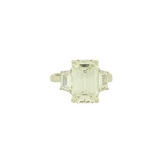 GIA 6.80ct Emerald Cut Diamond J/VVS2