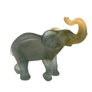 Daum Pate De Verre Elephant