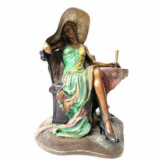 Isaac Maimon bronze sculpture " Corina"