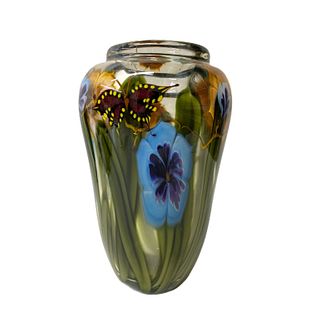 Artist Unknown Murano Flower Vase