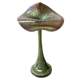 Large Contemporary Art Glass Tulip Vase