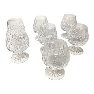(7) Waterford Crystal Brandy Glasses