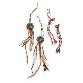 Comanche Buffalo Hair Ornaments, From the Collection of Robert P. Jerich, Illinois