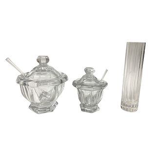 (3) Three Baccarat objects