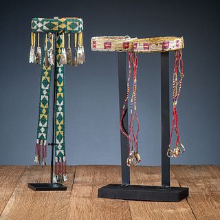Plains Beaded and Quilled Armbands, From the Collection of Nick and Donna Norman, Colorado