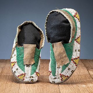 Northern Plains Beaded Moccasins