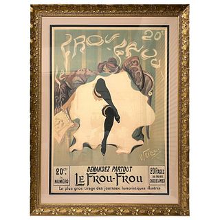 French poster "Le Frou Frou " Lucien Weilus