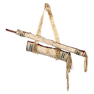 Apache Bow Case and Quiver, with Bow
