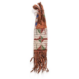 Sioux Beaded Hide Paint Bag, From the Collection of Robert Jerich, Illinois